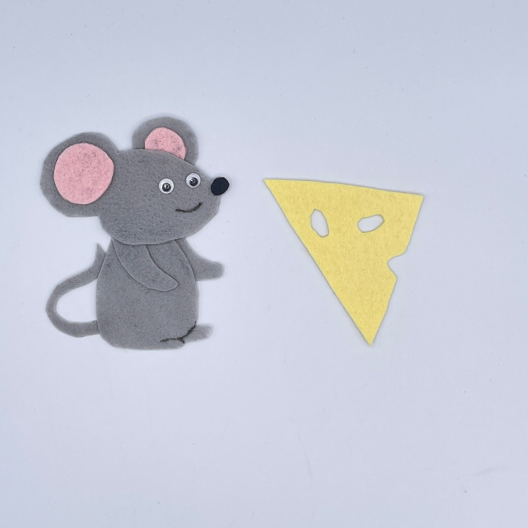 Mouse Shapes Felt Set | Storytelling and Shape Recognition Fun