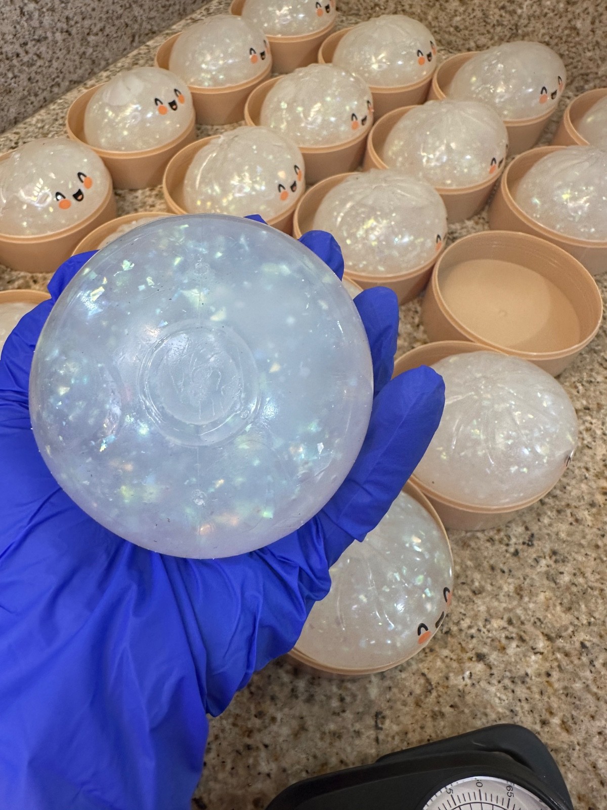 Rare Holographic Glitter Squishy Dumpling