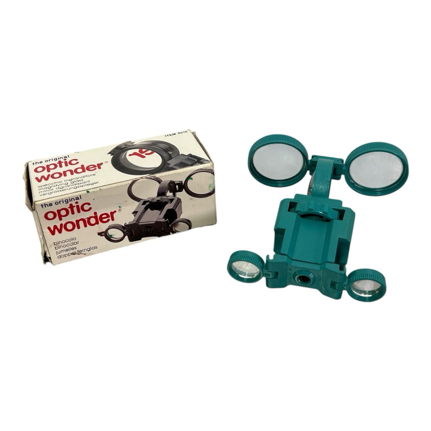 Vintage Navir Polaris Original Optic Wonder Green Binoculars, Compass, Magnifier