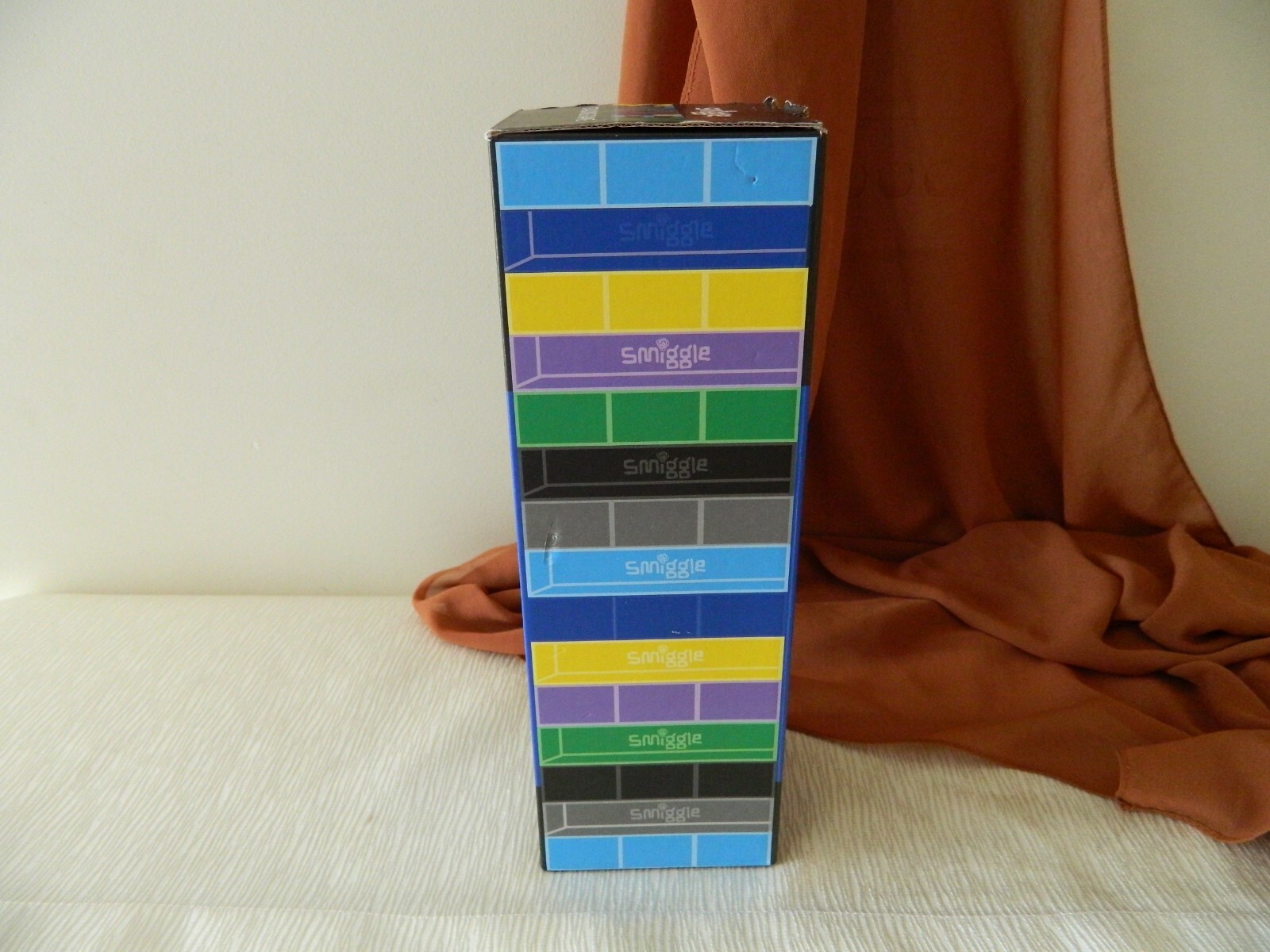 New Smiggle STACK’EM Stacking Bricks Game Gift For Age 6+ Plastic Original Box