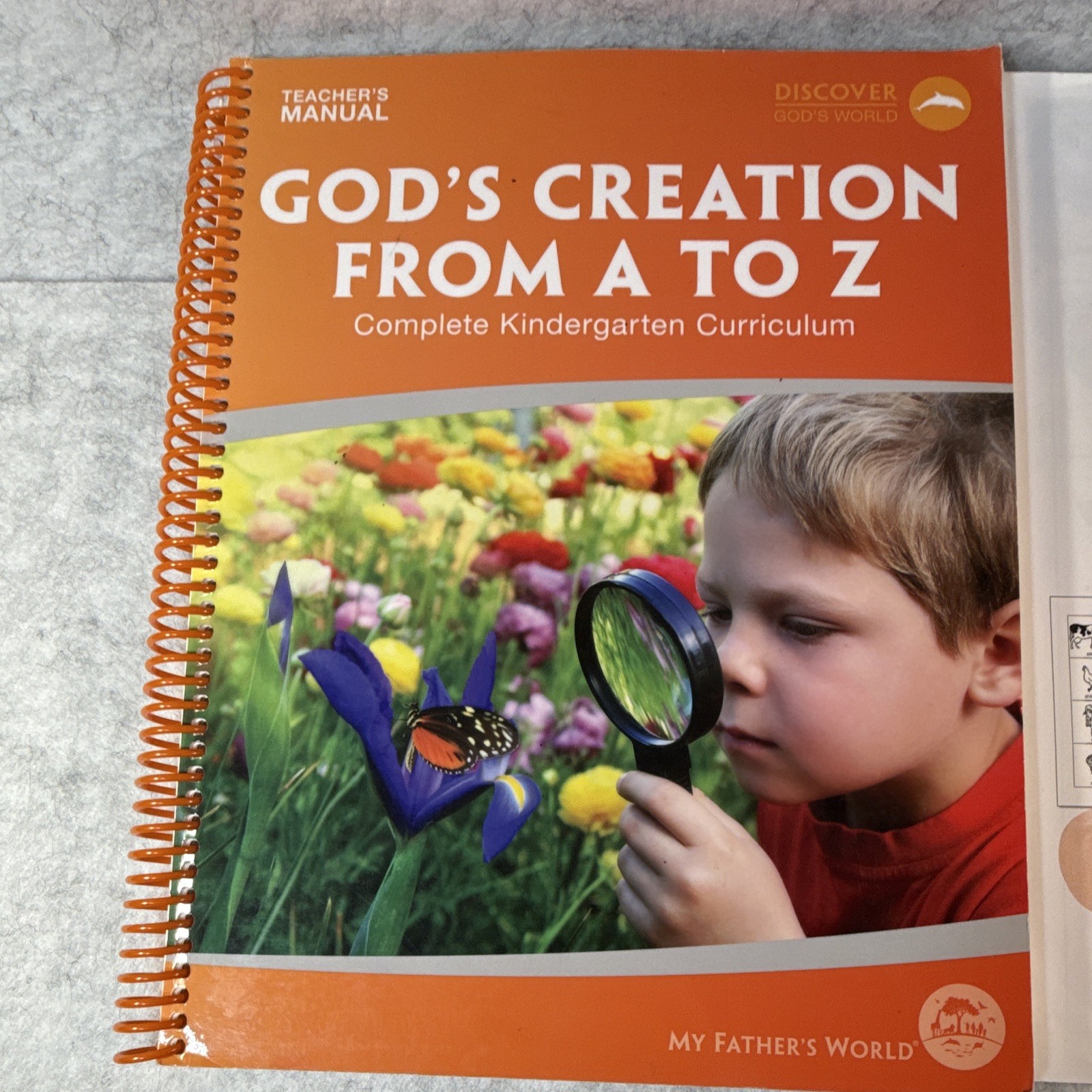 My Father’s World God’s Creation A-Z Kindergarten Set Flash Cards & Manuals