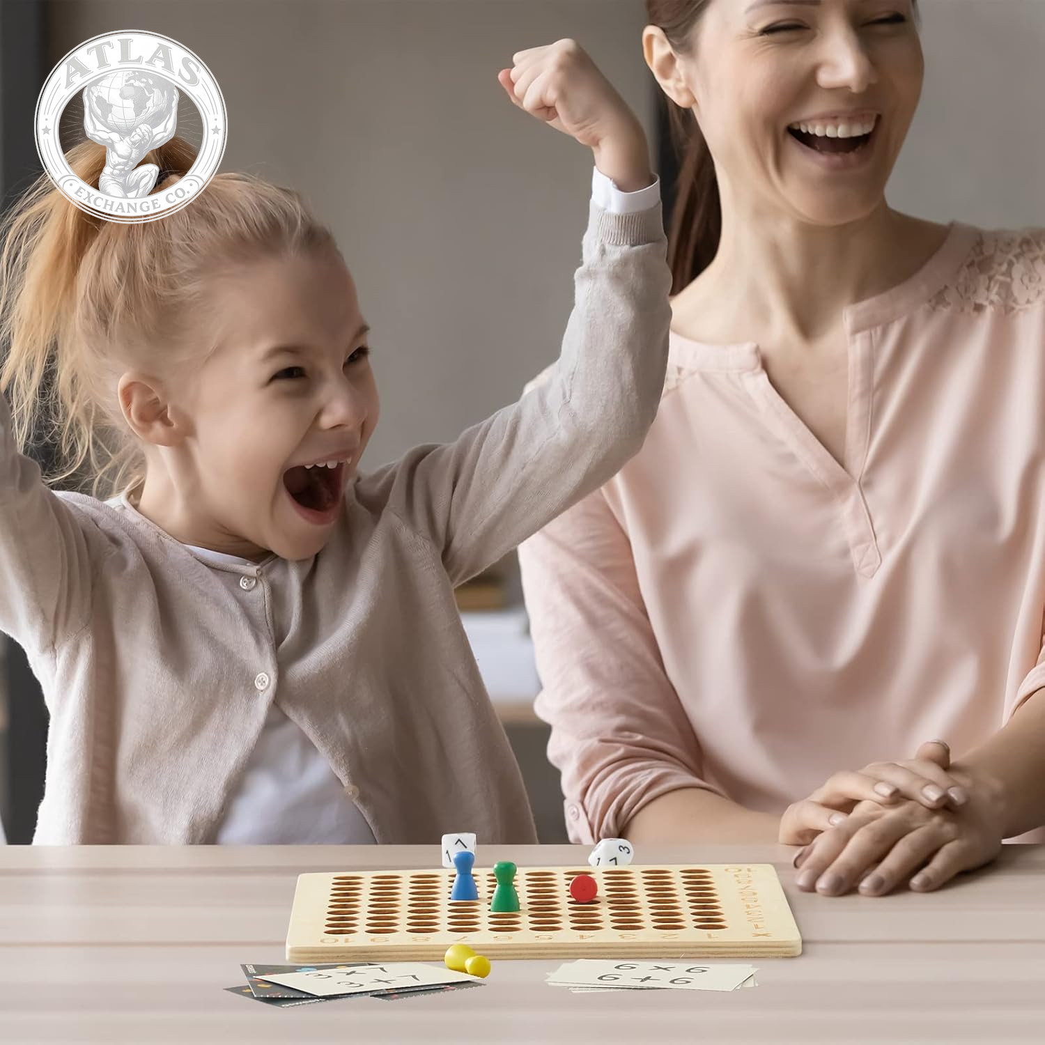 Asweets 2 in 1 Wooden Montessori Multiplication Addition Board Game Montessori T