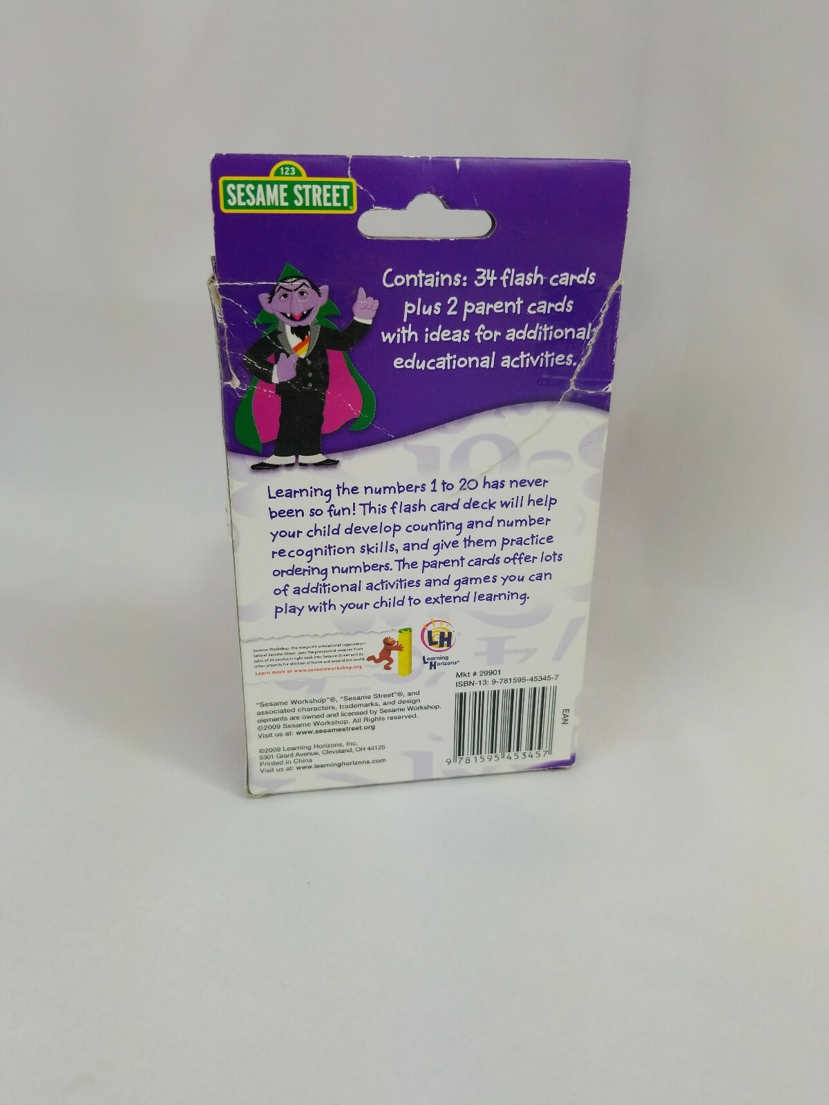 Sesame Street Numbers Book Flash Cards Elmo Stickers Grooming Chart learning