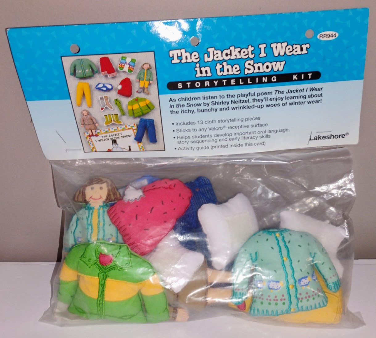 Lakeshore Storytelling Kit The Jacket I Wear in the Snow 1999 Vintage Preschool