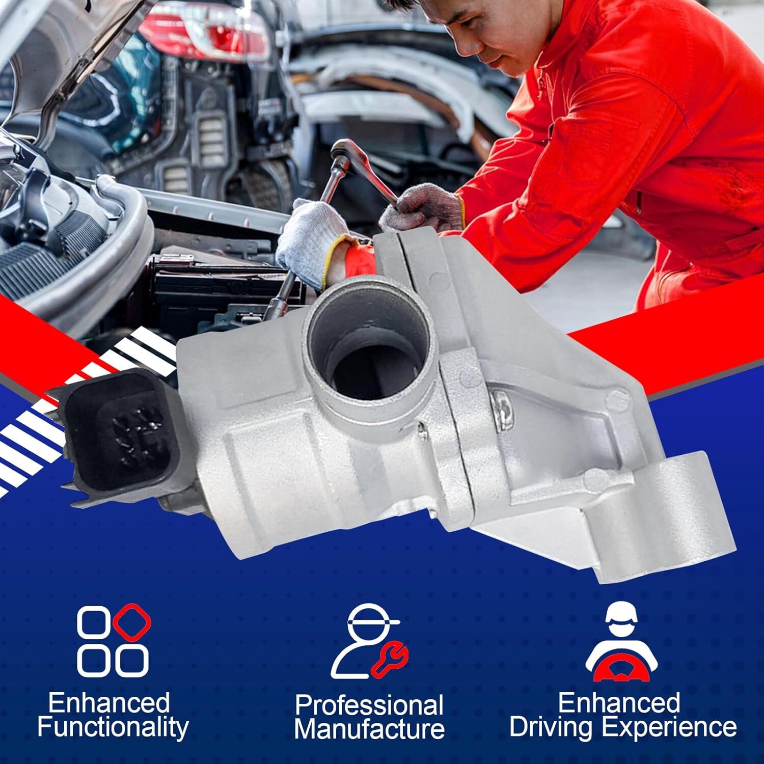SMMS Secondary Air Injection Check Valve Compatible with Chevrolet Colorado