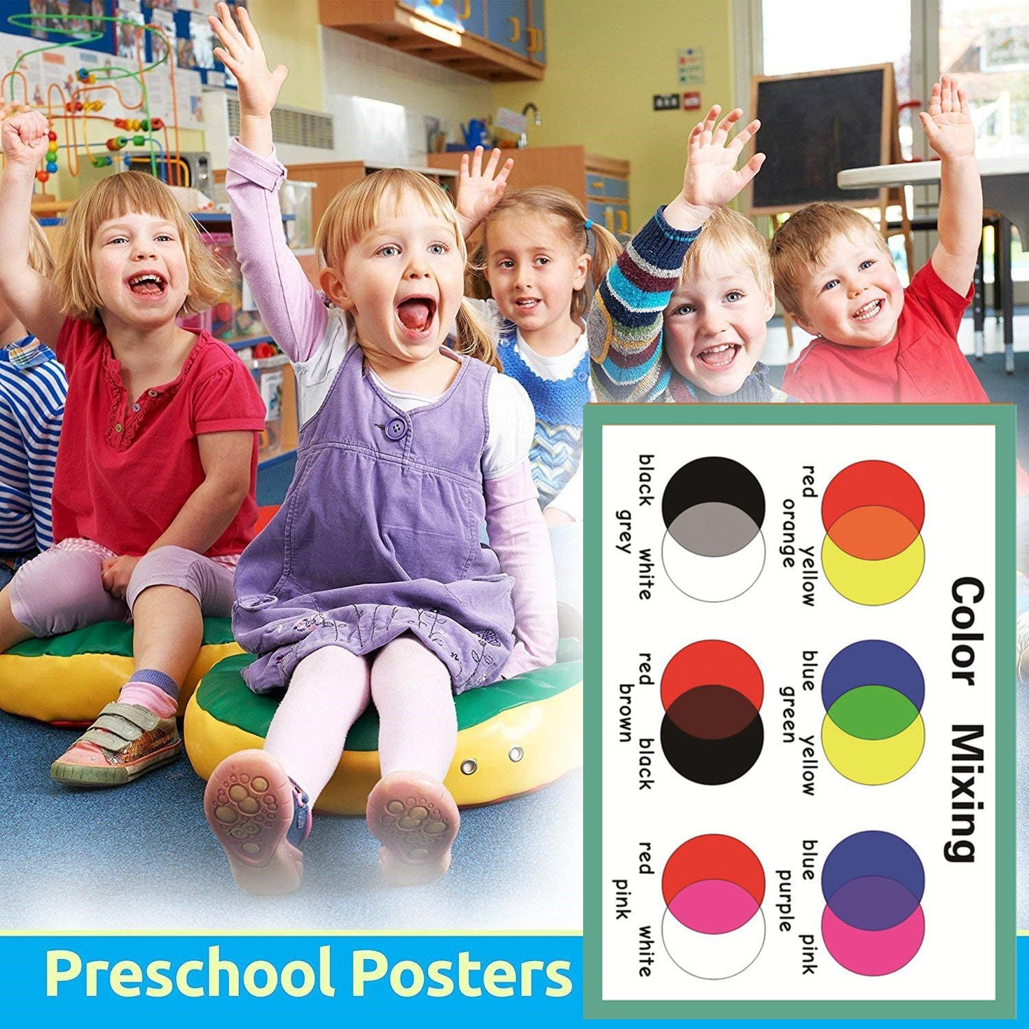 Educational Preschool Posters | Educational Wall Charts | School Decorations Cla