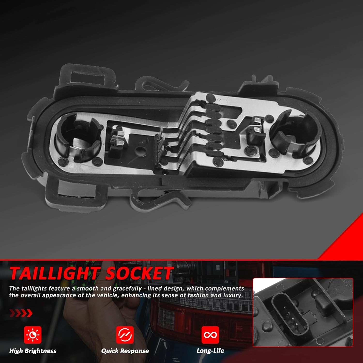 Tail lamp lamp holder side wall socket housing 2016-2019 For BMW repair kit X1