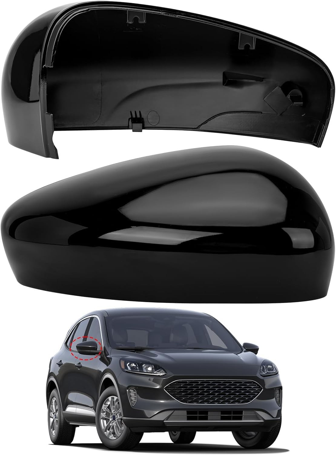 Ford Escape SE Passenger Side Mirror Cover Replacement 2020 2021 2022 2023