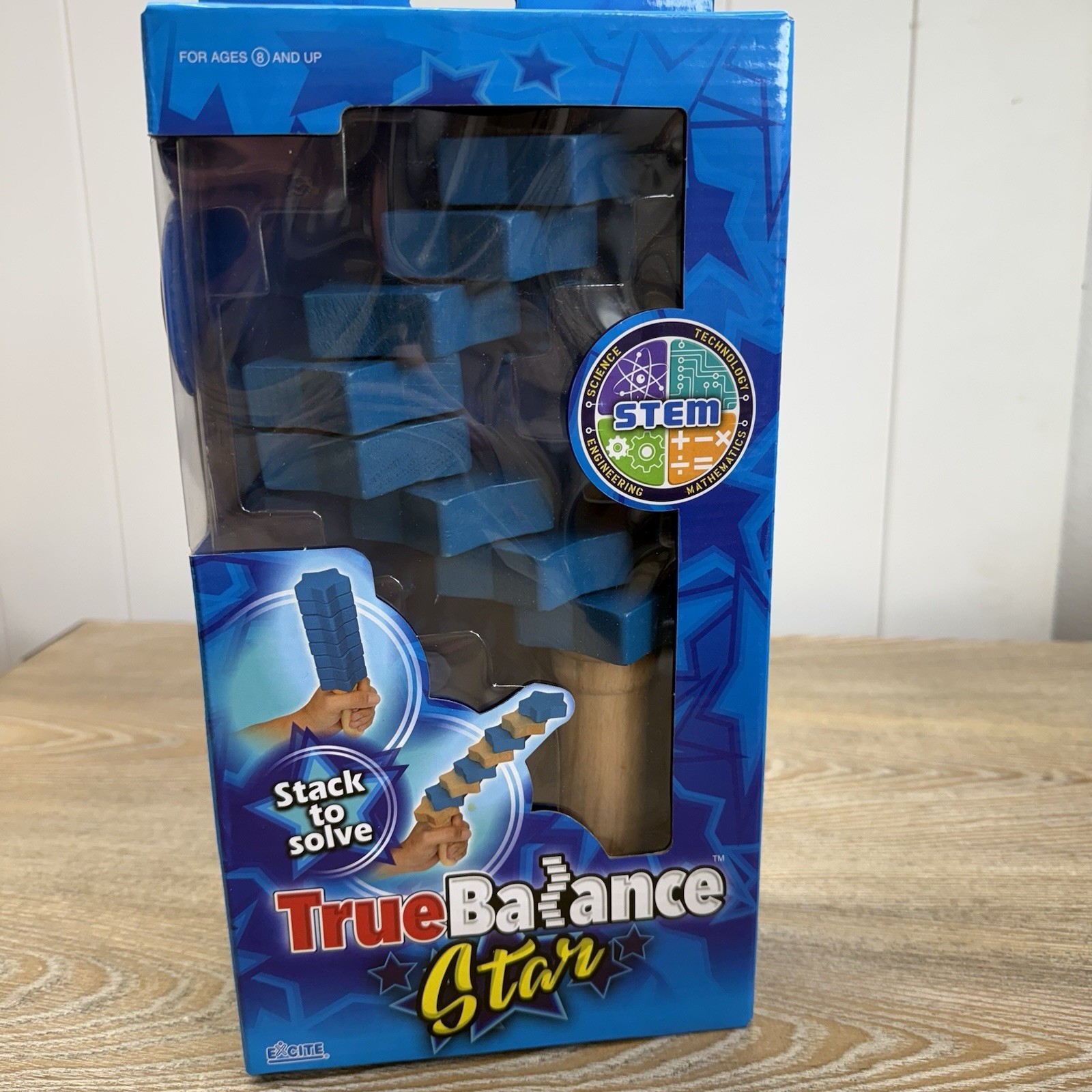 New STEM TRUE BALANCE STAR Handheld Wooden Coordination Toy Motor Skills