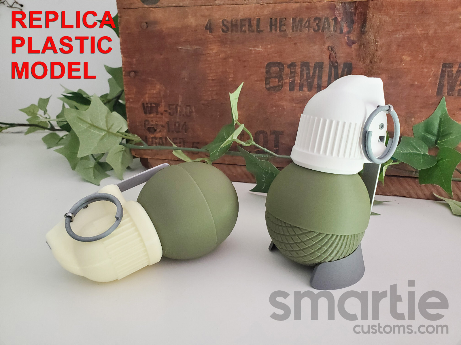 DUMMY RGN / RGO Soviet Russian Frag Hand Grenade – Accurate Size Plastic Replica