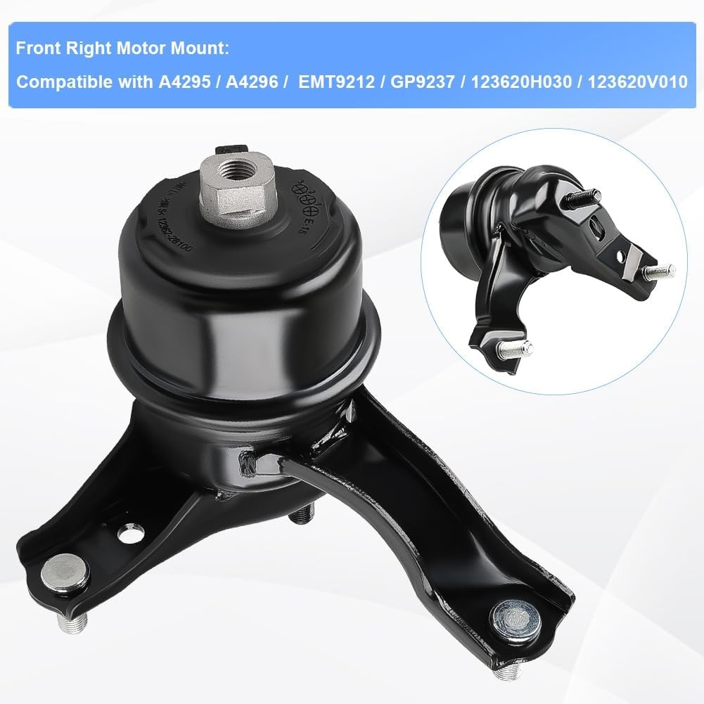 JDMON Engine Motor Mount Kit 4Pcs Toyota Sienna 2004-2006 3.3L 2WD