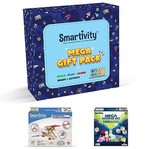 Smartivity Mega Gift Pack for Kids Age 6 to 14 Years Old | Plane Launcher