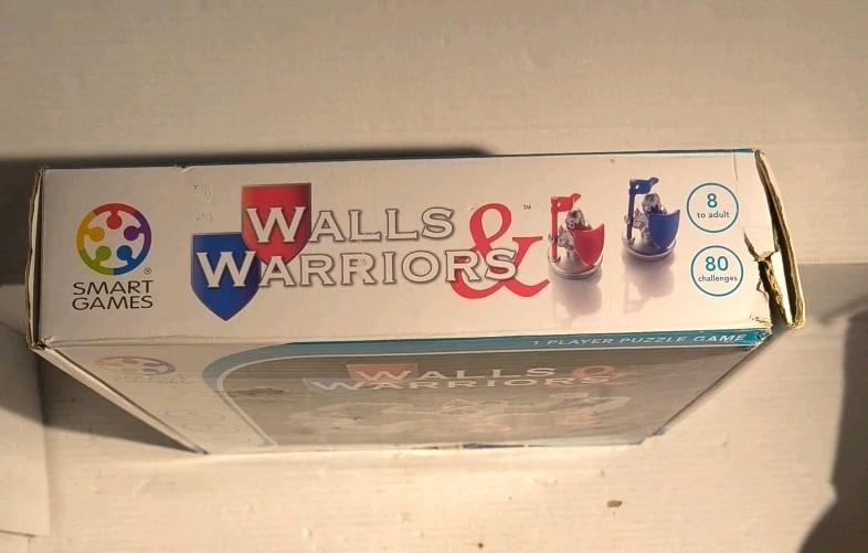 Walls & Warriors Logic Puzzle Smart Game Board Challenge Stem Single Player READ