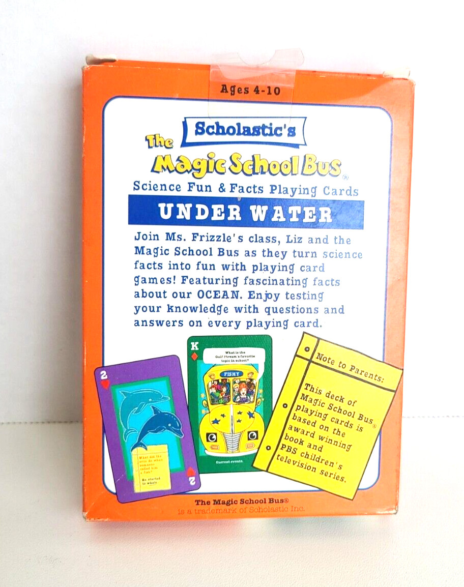 Scholastic The Magic School Bus Underwater Science And Fun Fun Facts Playing…