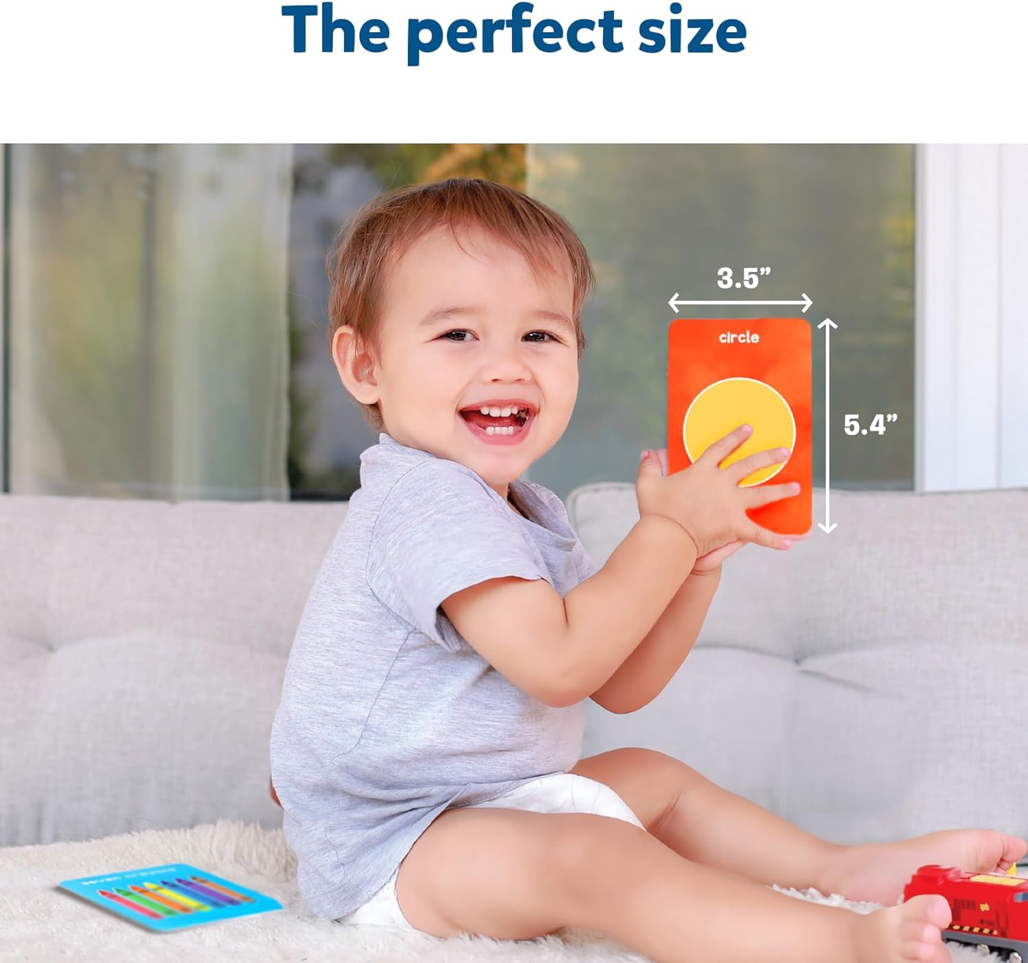 Skillmatics Thick Flash Cards for Toddlers – Letters, Numbers, Shapes & Colors