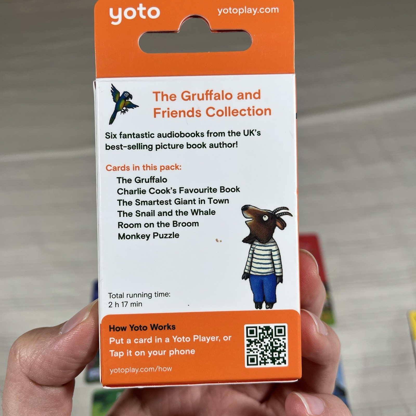 Yoto The Gruffalo & Friends Collection 6 Audio Cards & Hungry Caterpillar Card