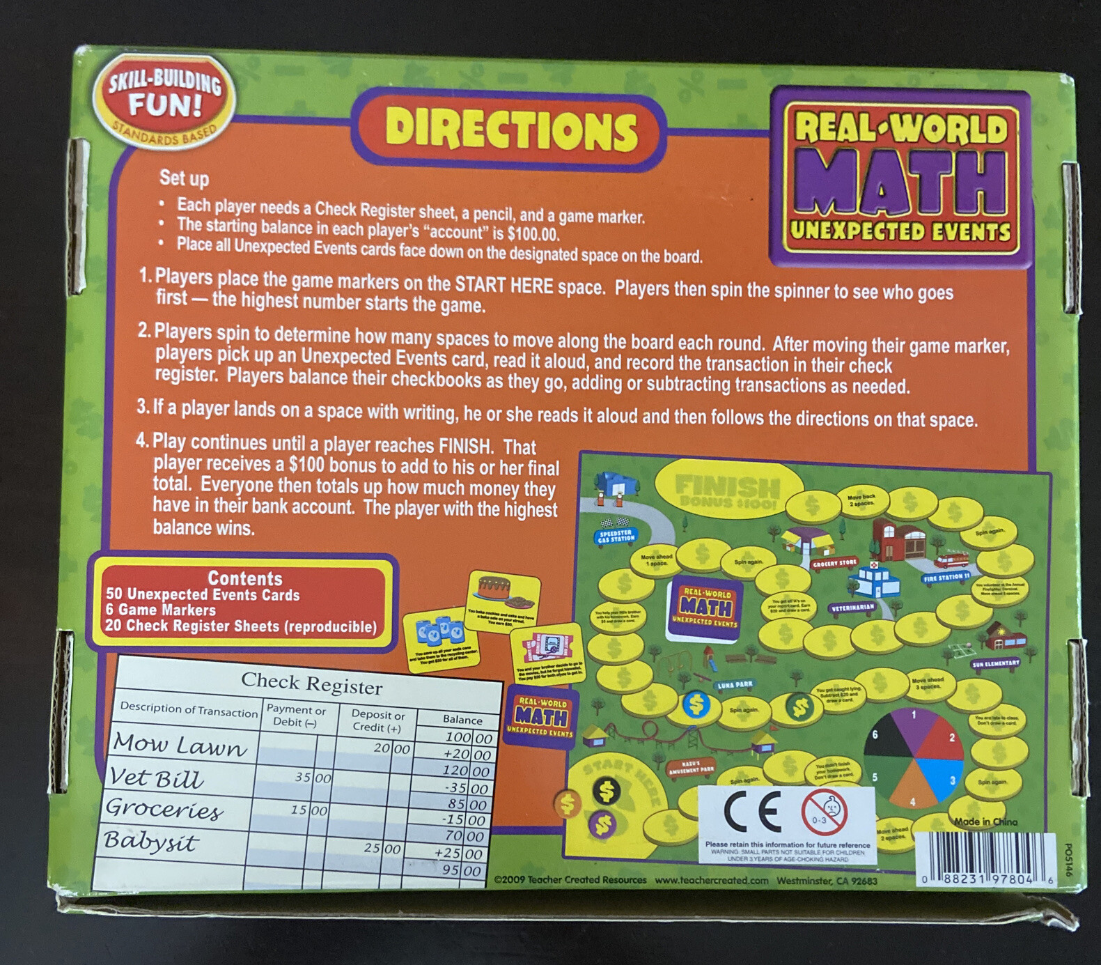 Teacher Created Resources REAL WORLD MATH UNEXPECTED EVENTS