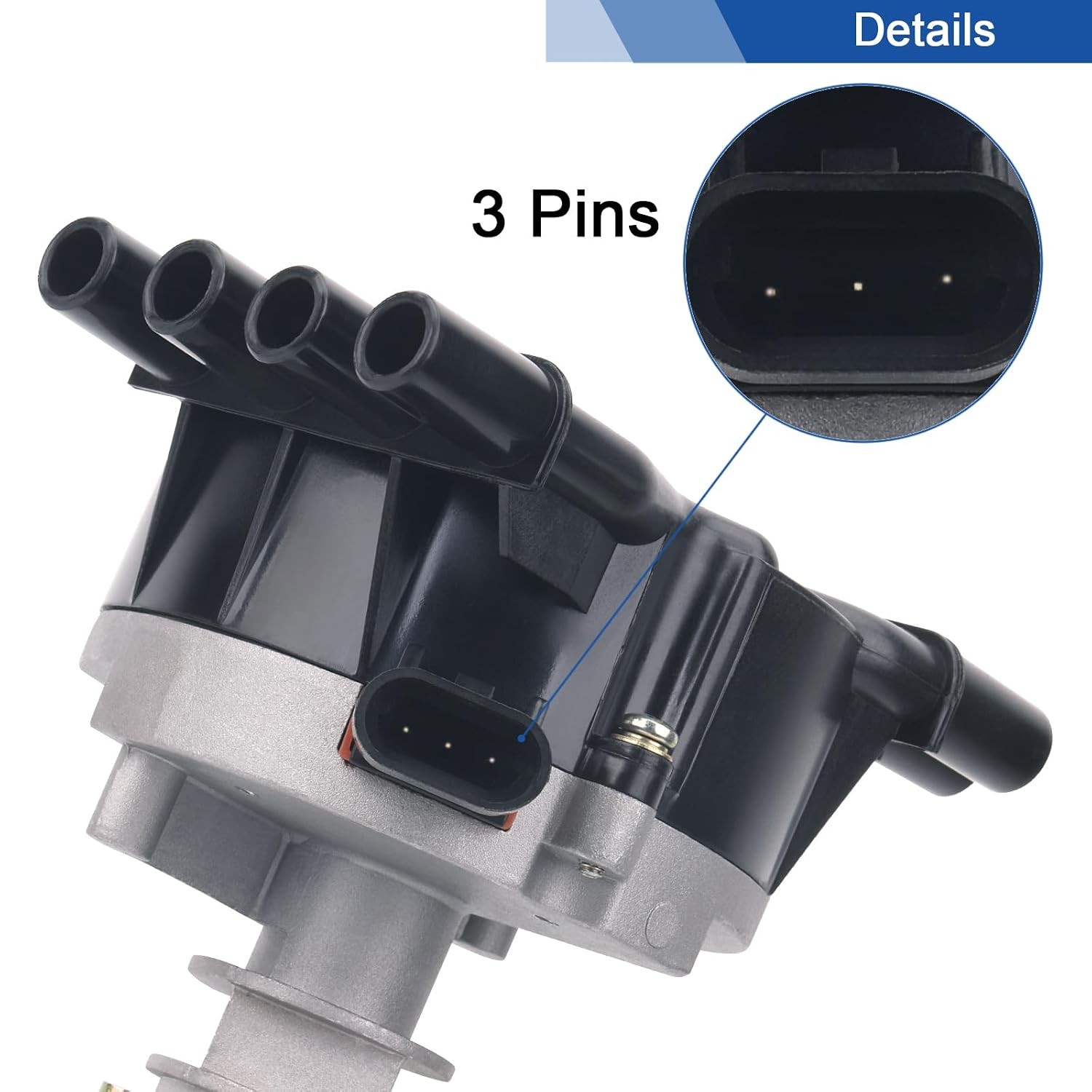 Ignition Distributor Compatible with 1996-2002 Chevy GMC Cadillac Isuzu Vortec V
