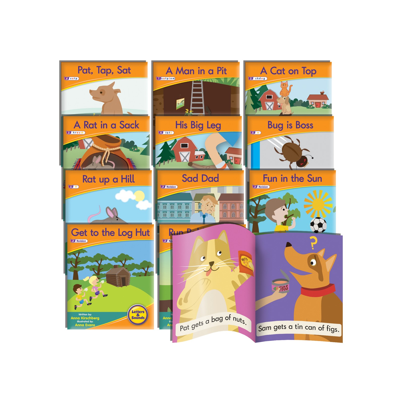 Junior Learning Letter Sound Readers Fiction Toy – Phase 2