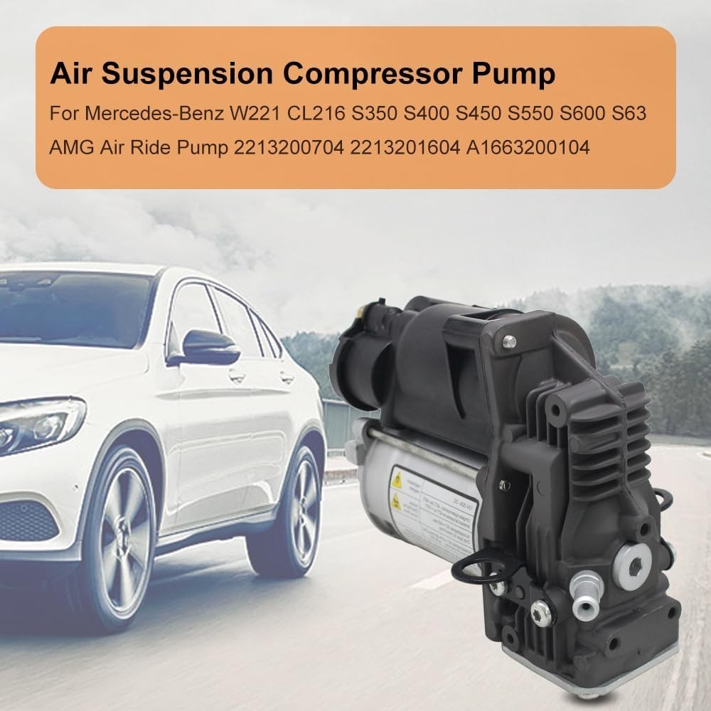 Air Suspension Compressor Pump For Mercedes-Benz W221 CL216 S350 S400 S450 S550