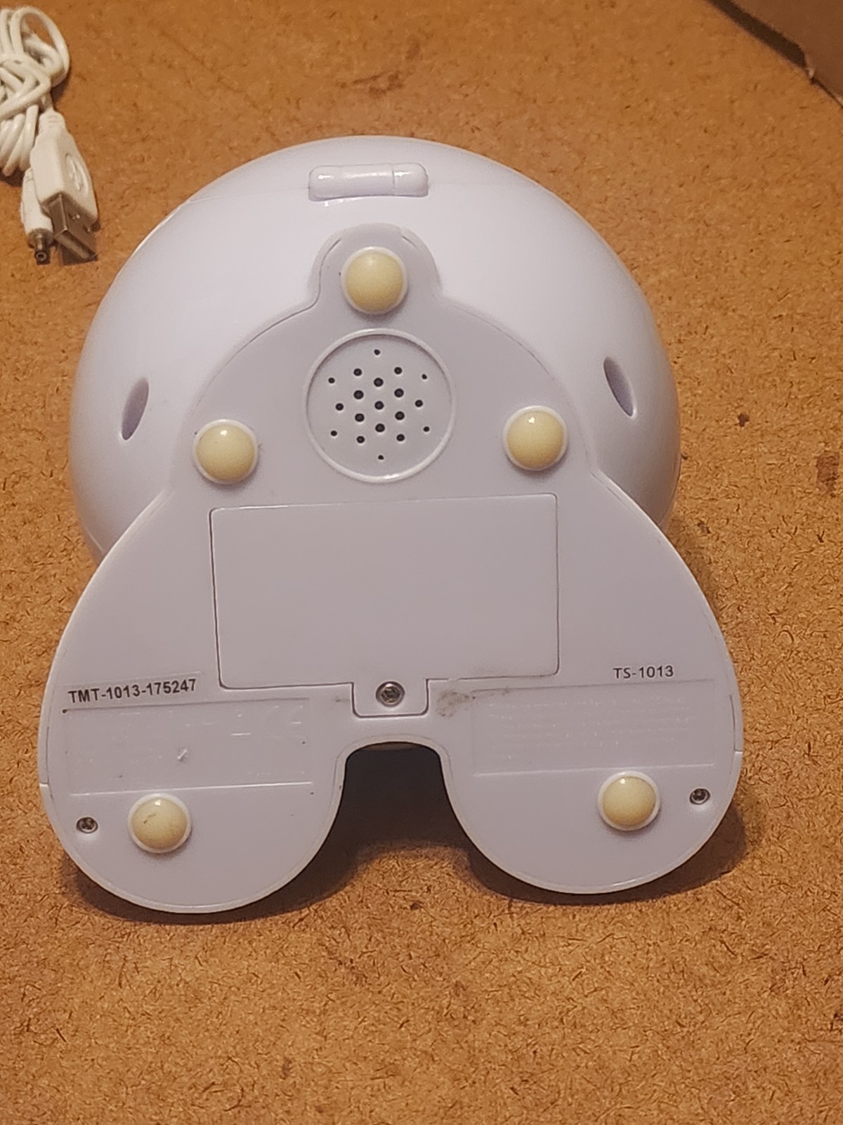 Onaroo Teach Me Time Talking Alarm Clock & Night-Light – with USB Power Cable