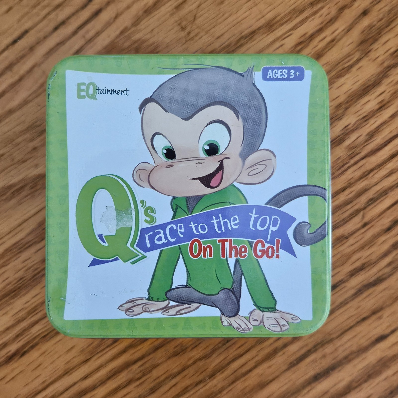 Q’s Race to the Top On-the-Go Pack in Tin Complete with 100 Questions/Activities