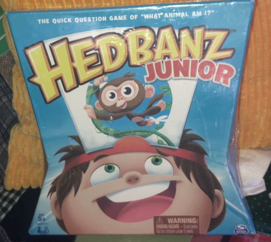 HedBanz – HedBanz Jr. Family Board Game for Kids Age 5 and Up – COMPLETE