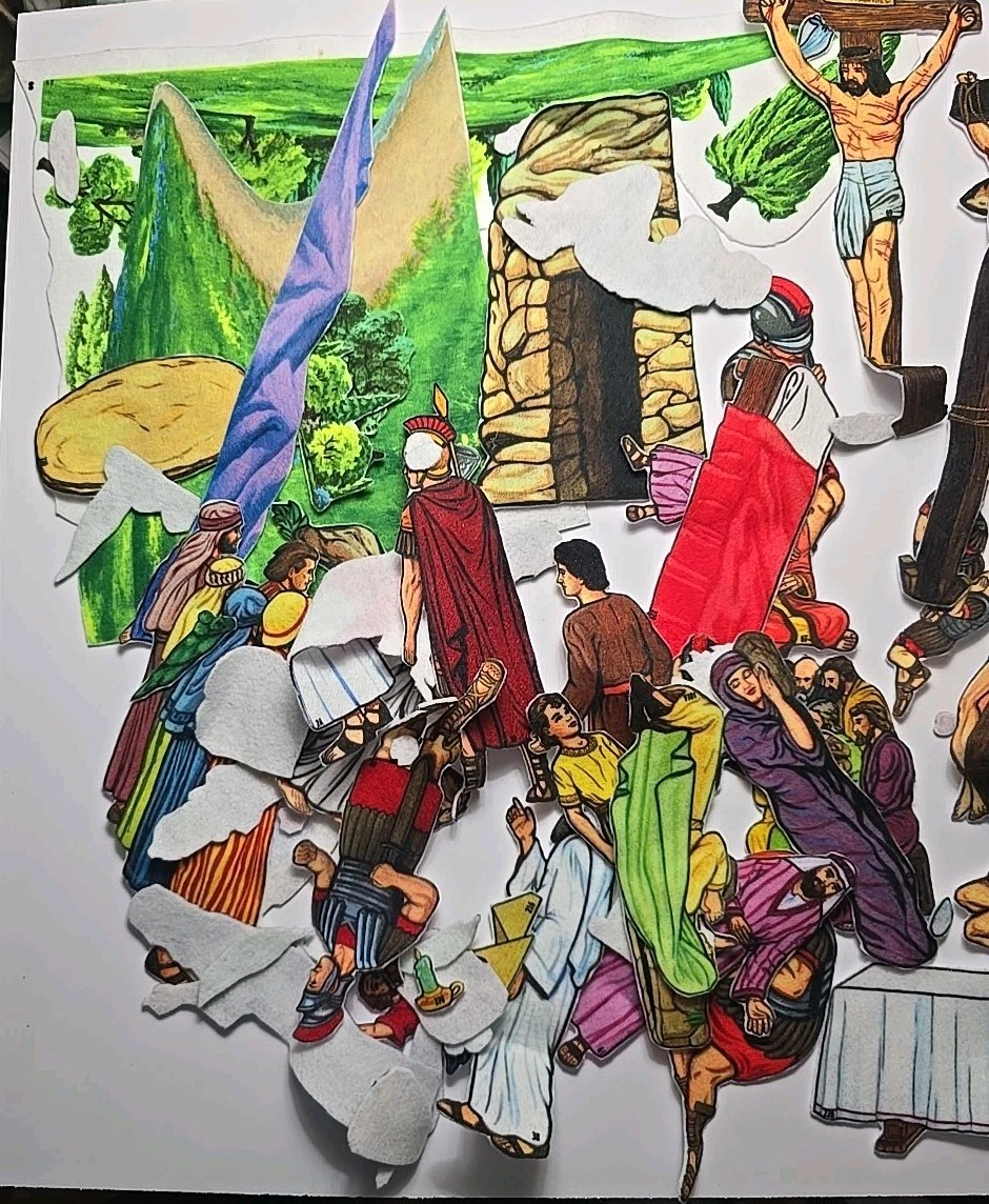 Little Folk Visuals Felt Bible Stories, Creation Cut Outs W/2 Felt Boards+extras