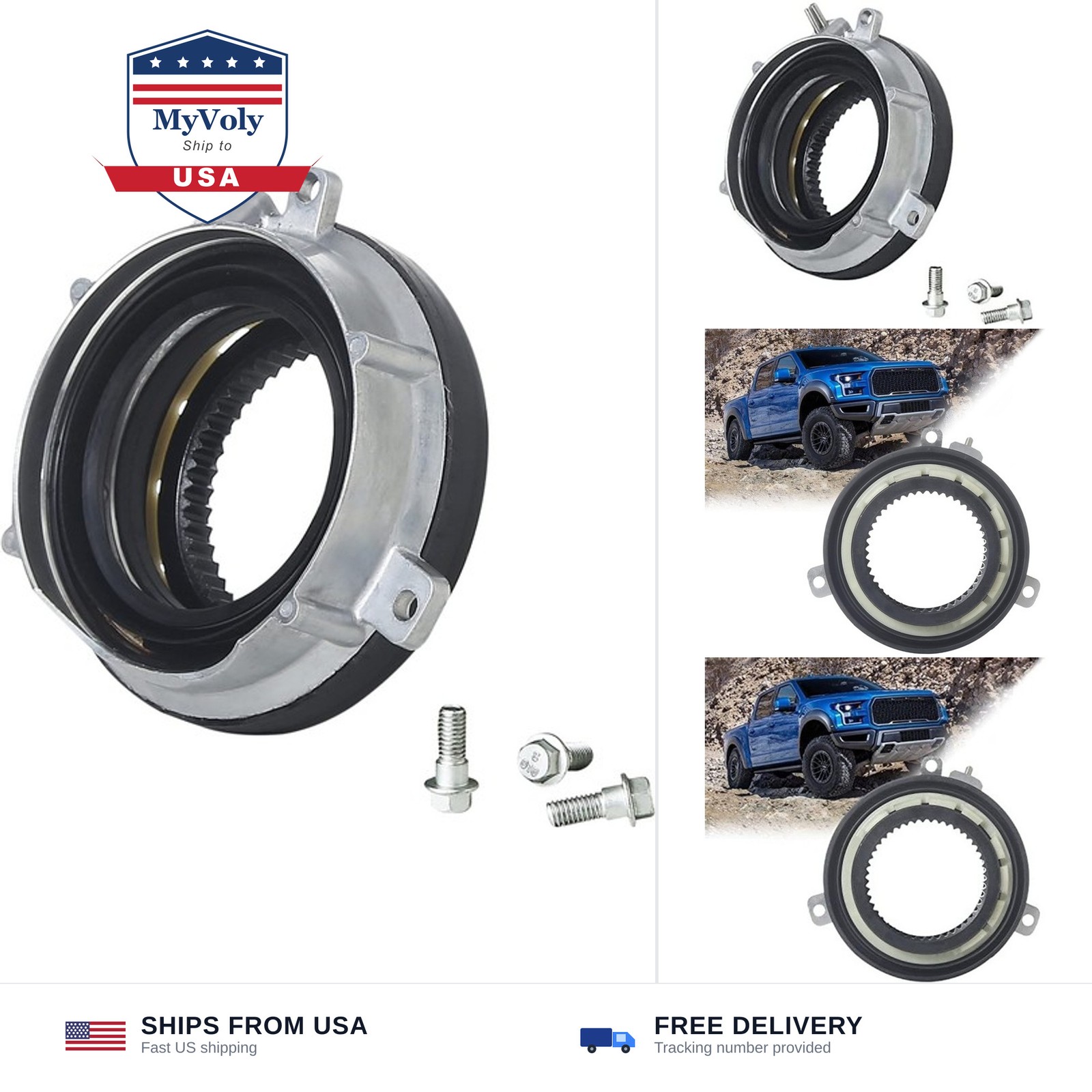 Hub Lock Actuator 4 Wheel Drive 4×4 4WD Compatible with Ford F150 2015-2020 F…