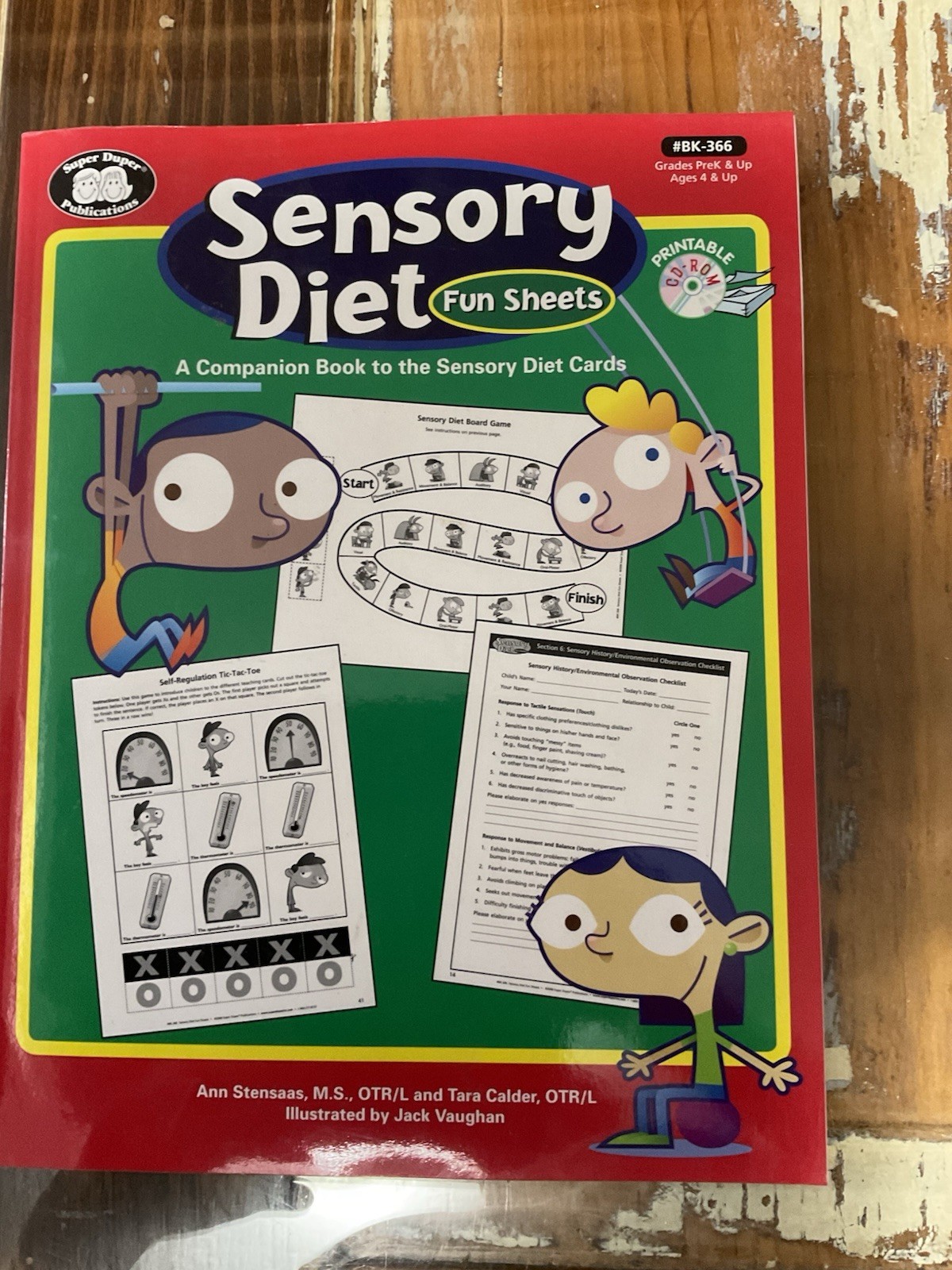 Super Duper Sensory Diet BINGO and BOOK bundle ——FREE SHIPPING