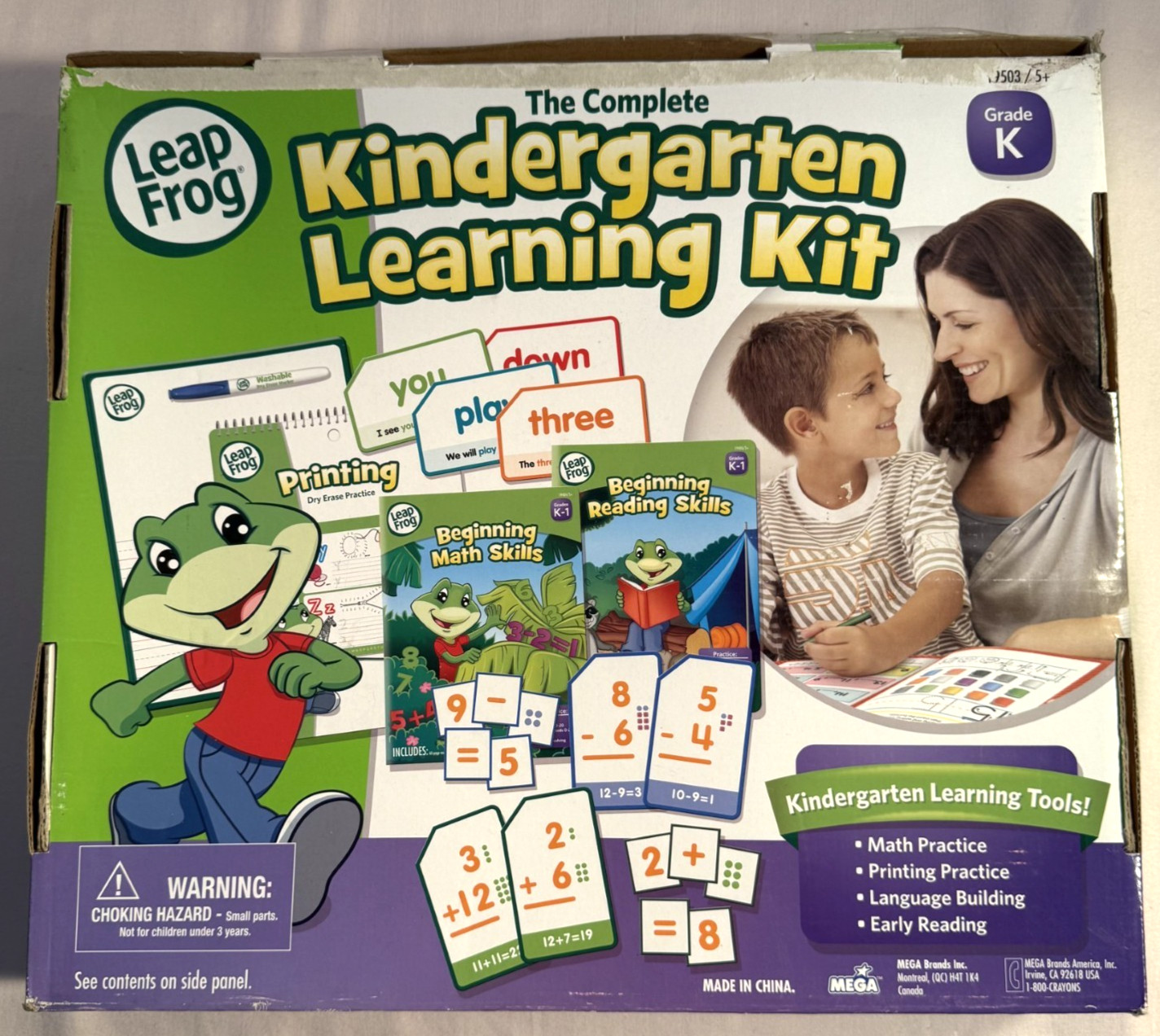 Leapfrog The Complete Kindergarten Learning Kit -Math, Printing, Language & Read