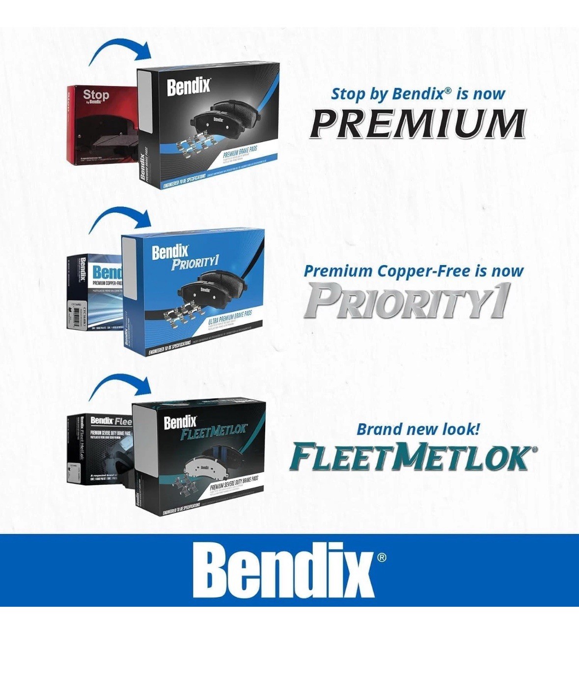 Bendix Priority 1 Ceramic Brake Pads Set For Buick Envision Cadillac Xt4