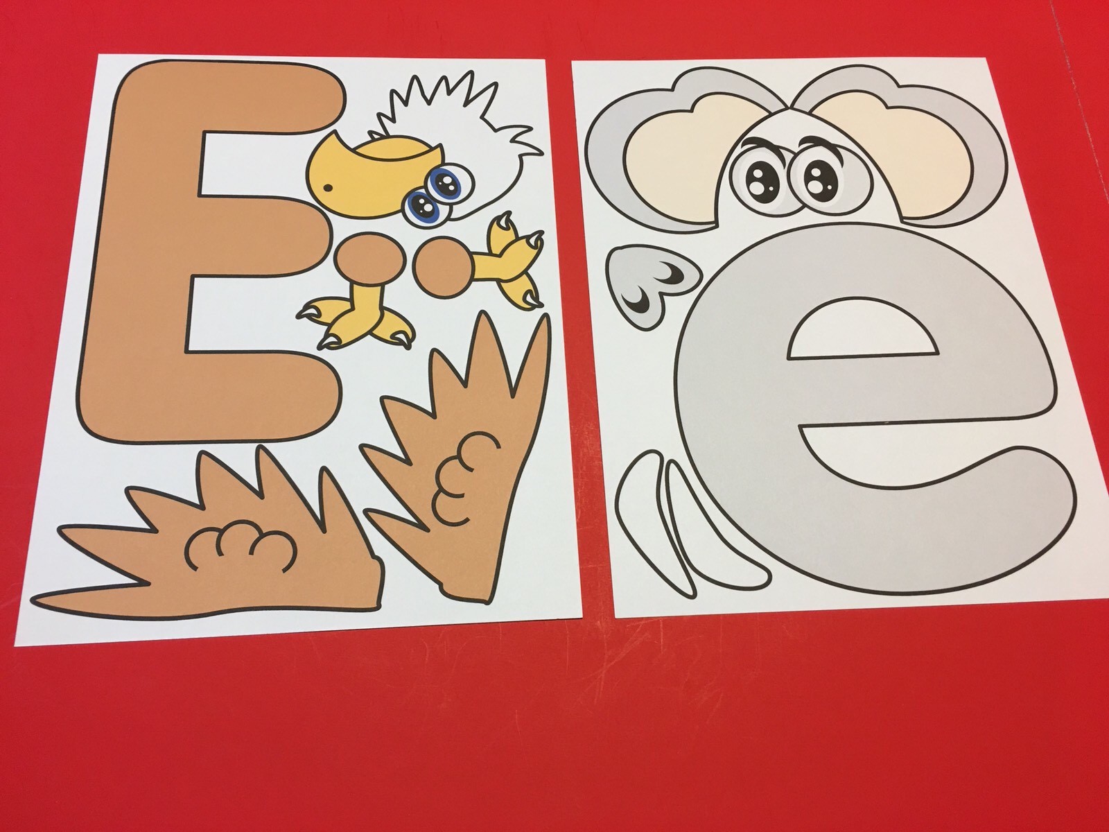 Ee- Alphabet Art (Set of 20) – Art Activities For Classroom – Paper Craft Art