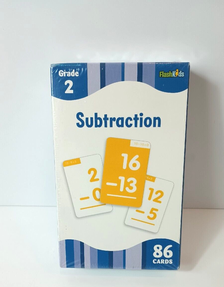 Grade 2 Subraction 86 Flash Cards by Flash Kids