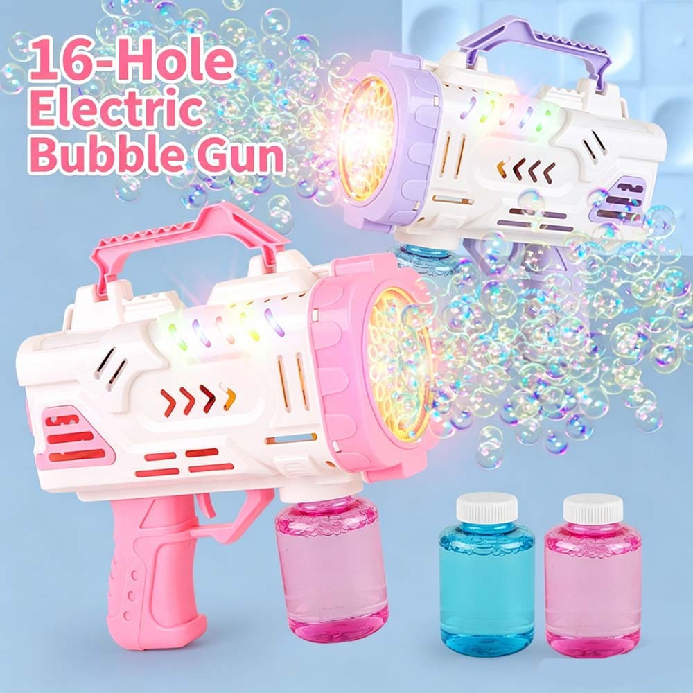 Easy Grip Cartoon Bubble Blaster One Button Start fits Young Children Daily Play