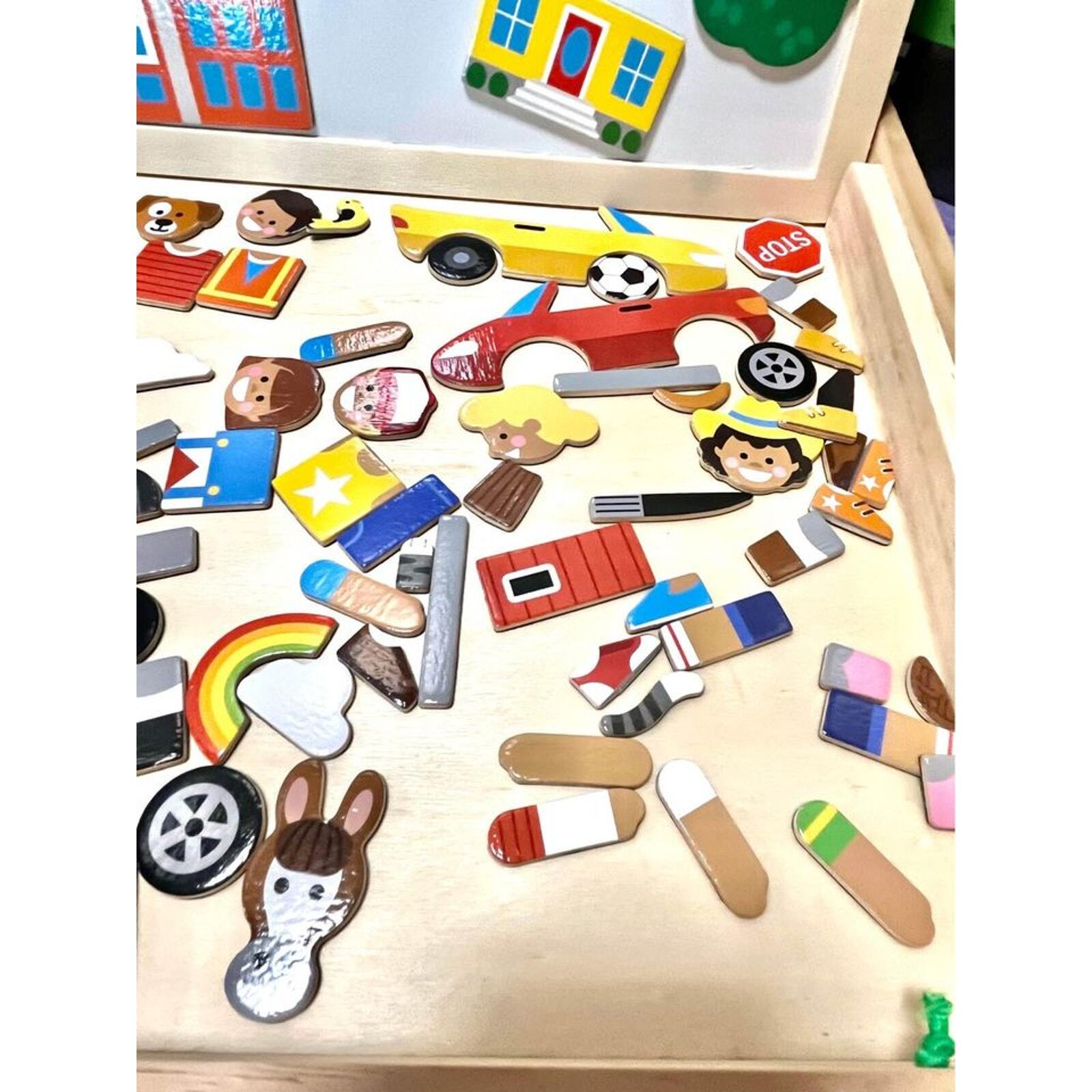 Melissa & Doug Magnetic Matching Picture Game Incomplete Puzzle