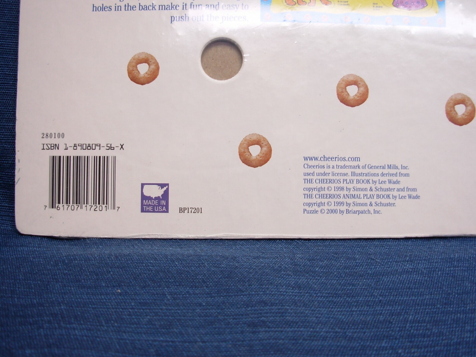 Cheerios Puzzle & Book Language Spanish Fun Interactive Counting Educational