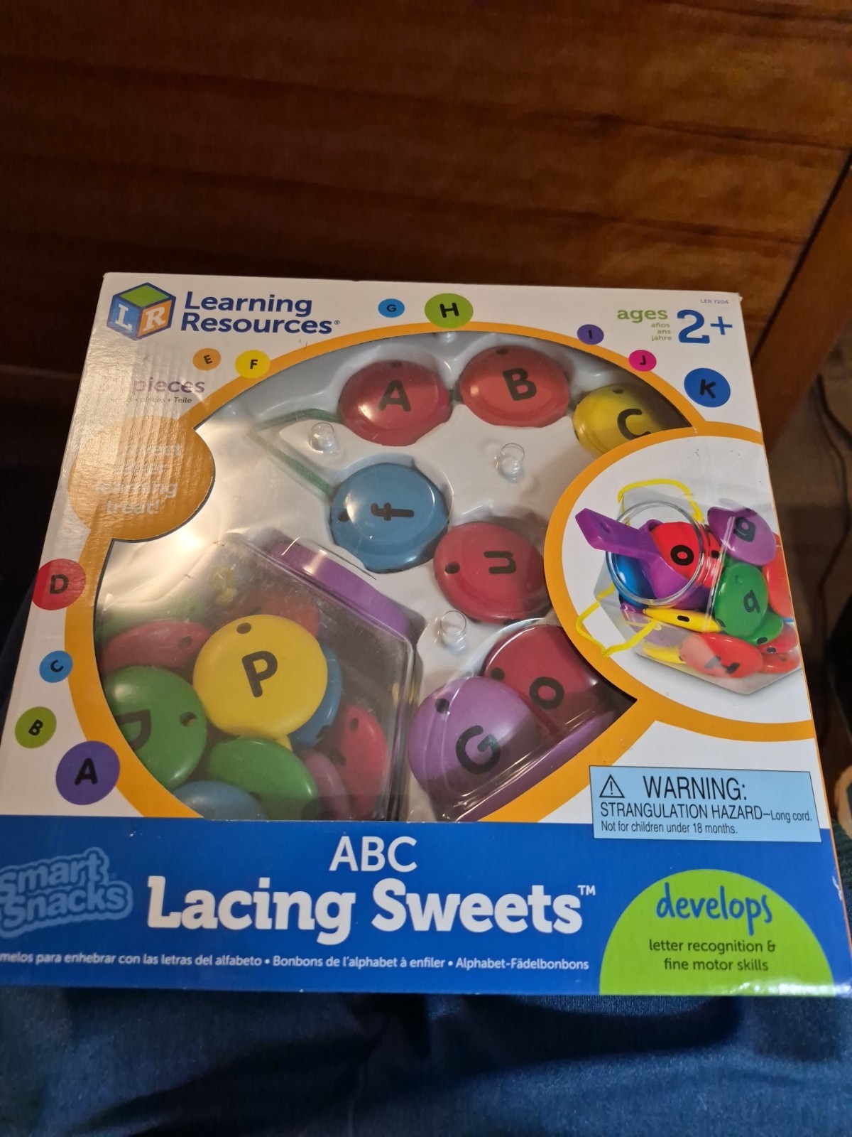 Learning Resources ABC Lacing Sweets New In The Box