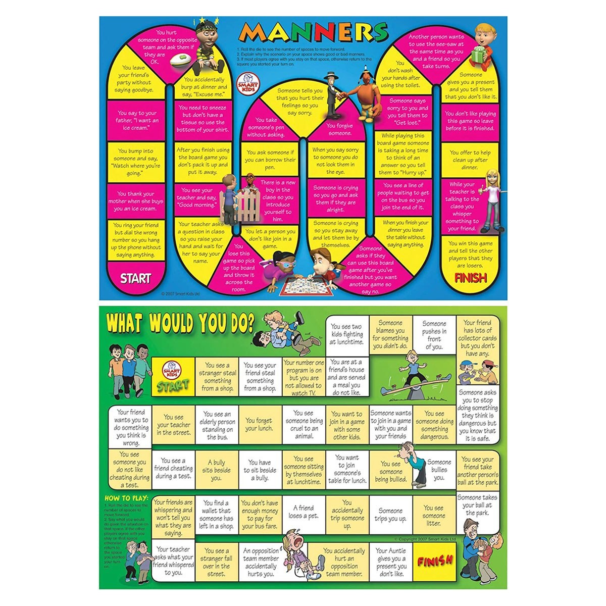 Didax Educational Resources Social Skills Board Games – 6 Games