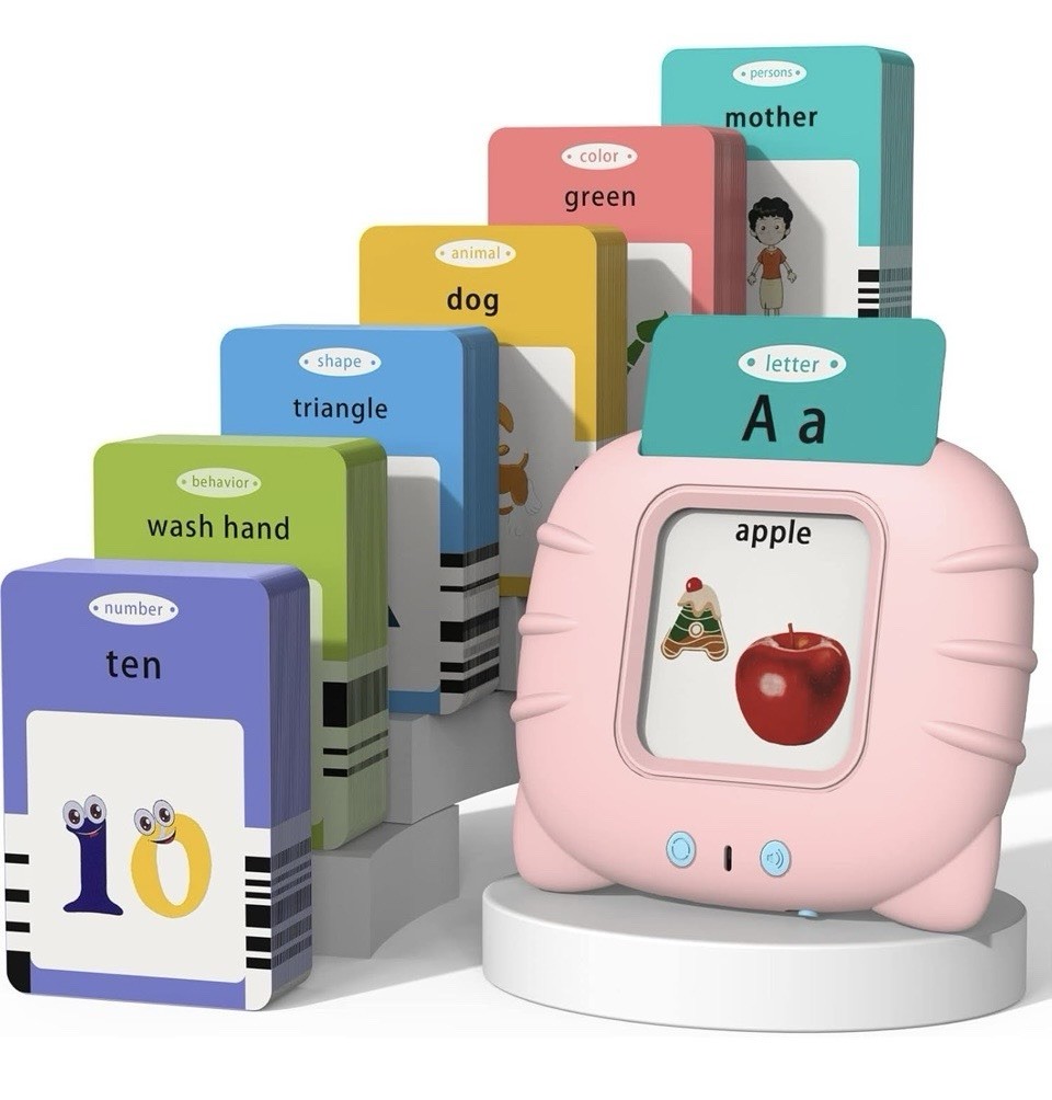 Talking Cards for Toddlers, Speech Therapy Toys Autism Toys, ABC 123 Sight Words