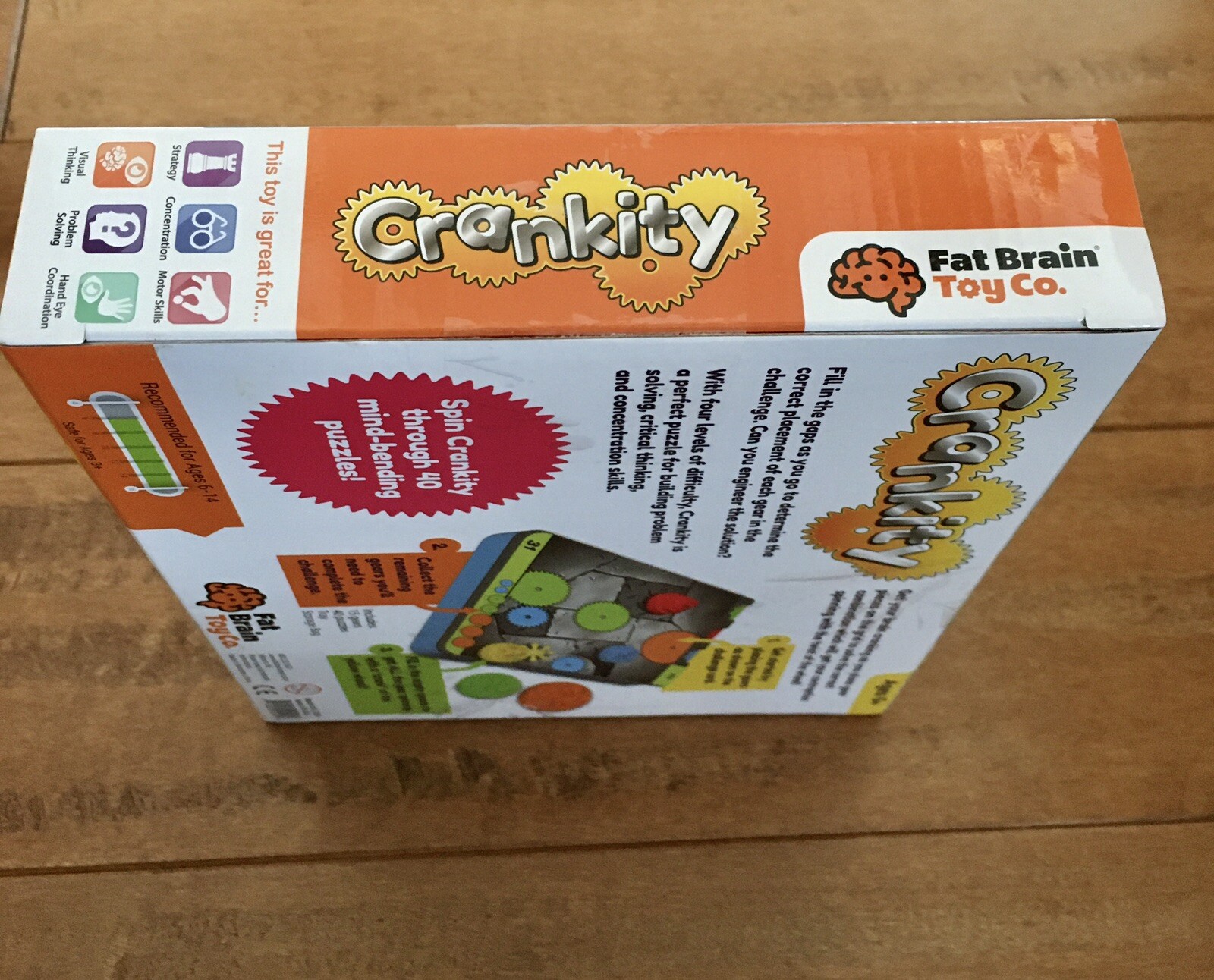 Toys Crankity Brainteaser Fat Brain 2156440