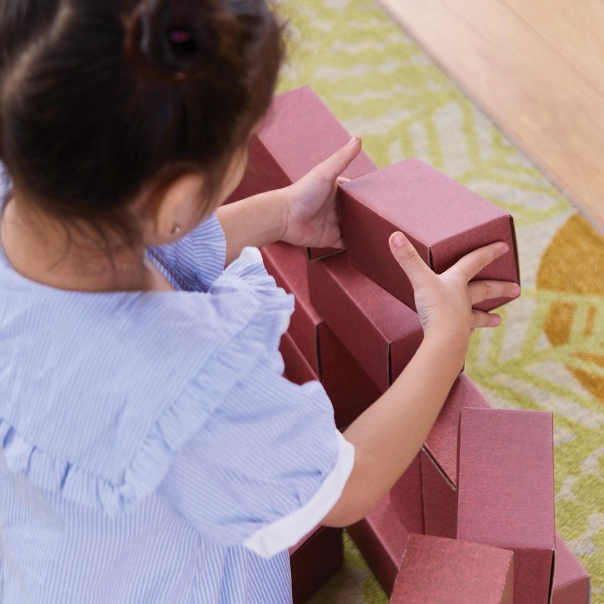 Kaplan Early Learning Jumbo Brick Blocks – 40 Pieces