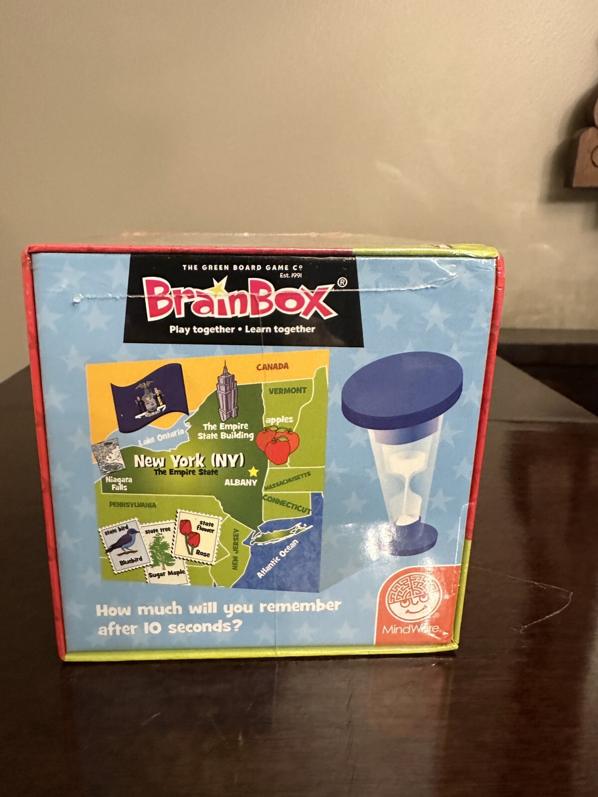 **NEW** MindWare Brain Box “Around The USA” Educational Card Game