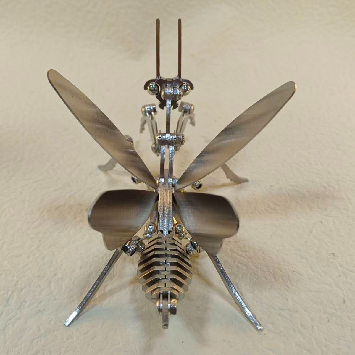 Mantis model screw puzzle 3D model stainless steel assembled finished toy