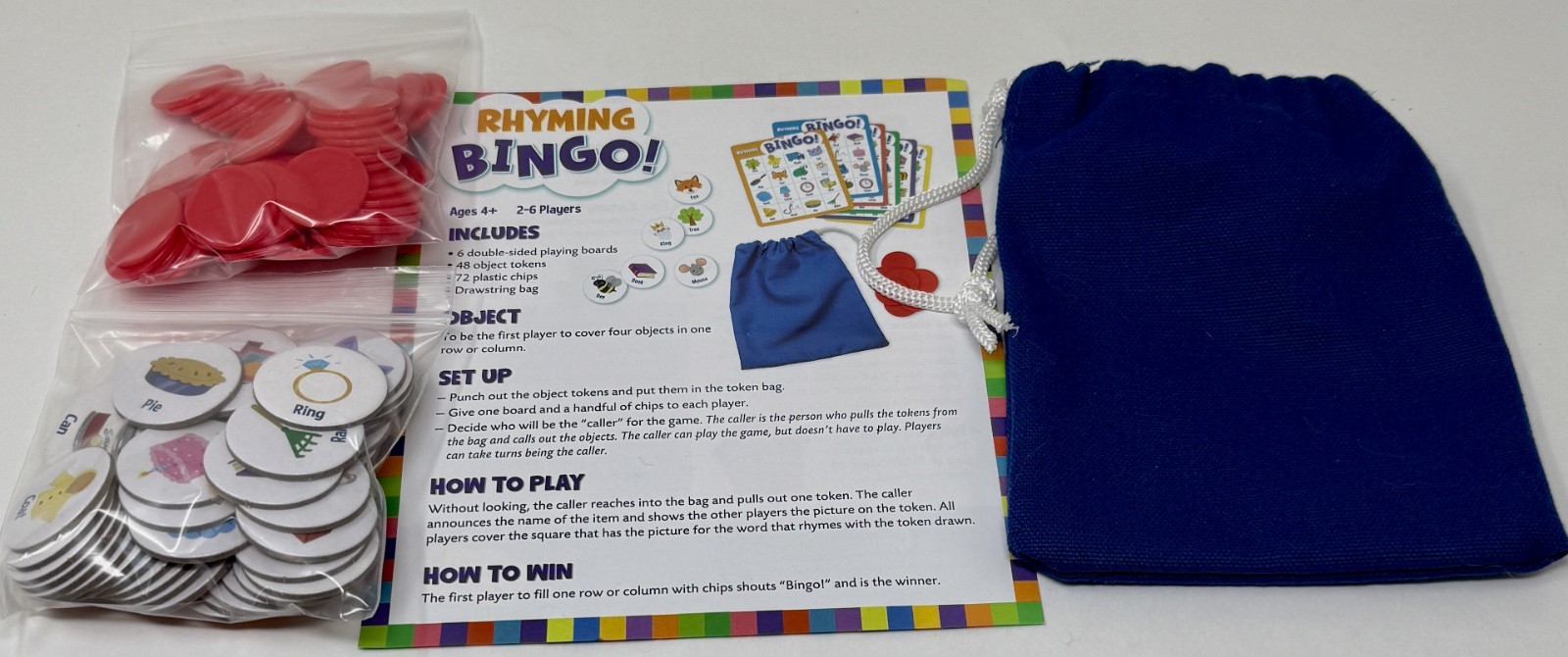 Rhyming Bingo – Peaceable Kingdom – 2021 – MindWare