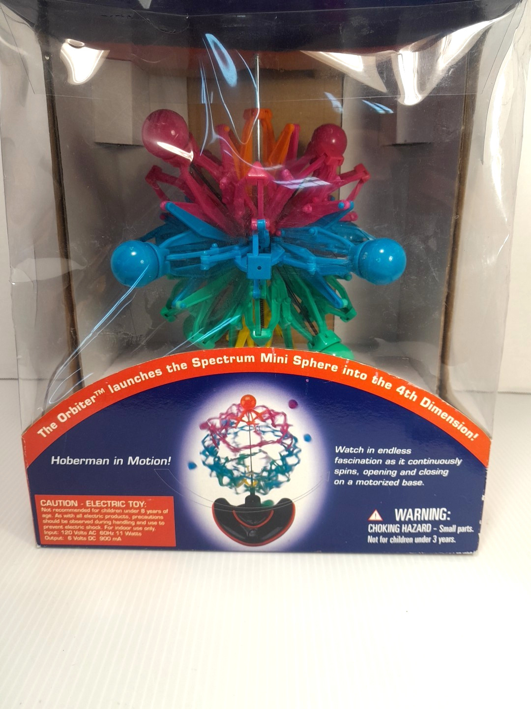 Vtg 2000 Hoberman Mini Sphere Orbiter Educational Toy New Open Box