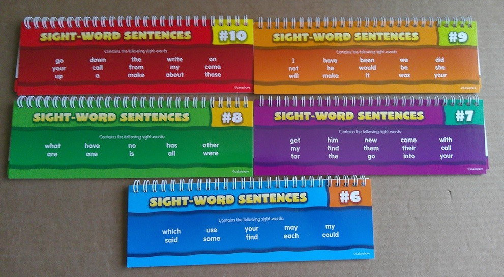 Lakeshore Flip & Read Sight-Word Sentences Set #HH706 Educational Reading Kit