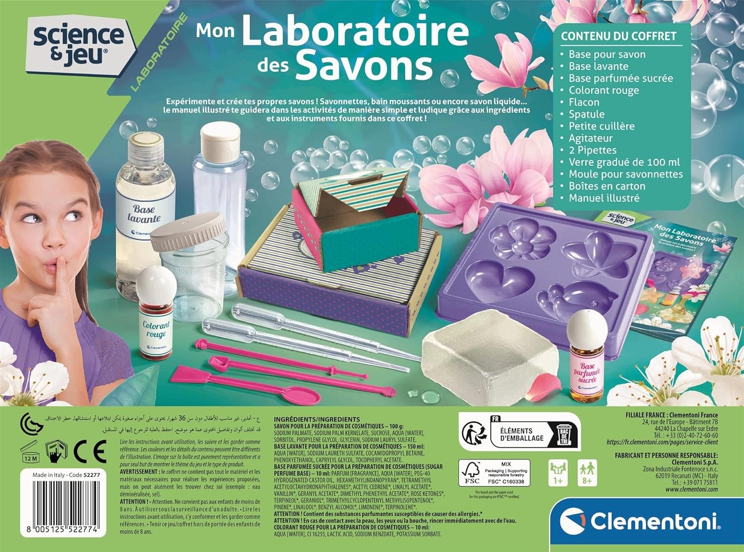 Clementoni Science & Play SOAPS MADE IN ITALY 8 ans