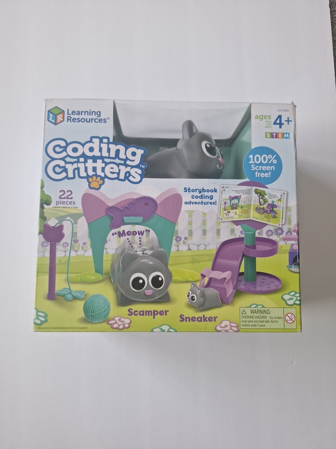Learning Resources LER3081 Coding Critters Scamper & Sneaker Toys
