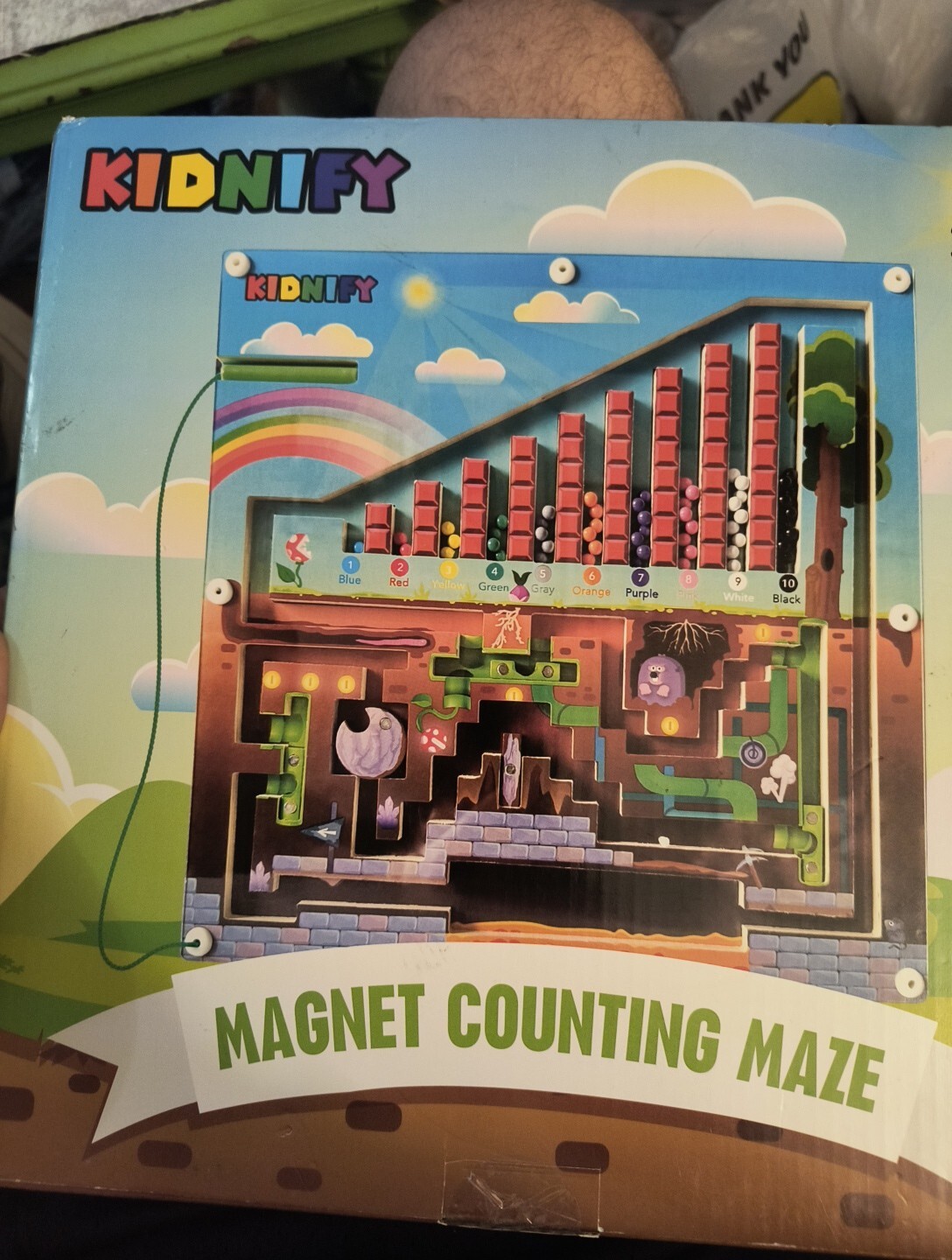 Kidnify Magnetic Color And Numbers Game AGES 3+ NIB